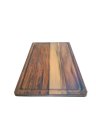 Ver imagem 2 de Tábua de Carne Grande para Churrasco Madeira Teca 50 X 30 X 1,8 - Natural Natural