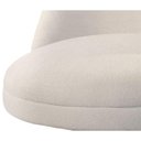 Ver imagem 6 de Poltrona Decorativa Lilli Boucle Off White com Base Giratória em Madeira