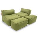 Ver imagem 7 de Kit Duplo Puff Brisa com Apoio Conforto Áreas Externas Good Pufes Poltrona Enchimento Perolas Eps