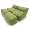 Ver imagem 5 de Kit Duplo Puff Brisa com Apoio Conforto Áreas Externas Good Pufes Poltrona Enchimento Perolas Eps