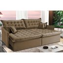 Ver imagem 2 de Sofá Sem Caixa Retrátil Reclinável 2,95m Cama inBox Versátil com Pillow Top e Molas Velusoft