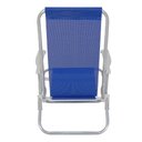 Ver imagem 5 de Cadeira Reclinável Lazy 4 Posições em Alumínio Azul Bel