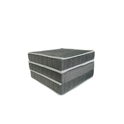 Puff Multiuso Solteiro Cinza 3em1 D33 1,80x0,60x0,10 - 3