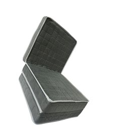 Puff Multiuso Solteiro Cinza 3em1 D33 1,80x0,60x0,10 - 2