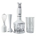 Ver imagem 1 de Mixer Portátil 3 em 1 com Batedor Potente, Triturador, 250W, Branco 110V