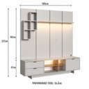 Ver imagem 3 de Conjunto Rack e Painel para TV até 55 Polegadas com LED Arenas