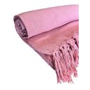 Ver imagem 3 de Manta em Algodão para Sofá 1,80 x 2,30 Rosa Manta para Sofá Colcha para Cama Solteiro