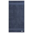 Ver imagem 4 de Jogo de Toalha 4 Peças - Fio Penteado - Canelado - 100% Algodão - Buddemeyer Cor: Azul Escuro 1950 /