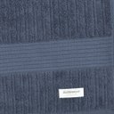 Ver imagem 3 de Jogo de Toalha 4 Peças - Fio Penteado - Canelado - 100% Algodão - Buddemeyer Cor: Azul Escuro 1950 /