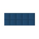 Ver imagem 2 de Cabeceira Modulada Estofada Adesiva 10 Módulos 20x20cm Azul