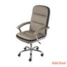 Cadeira Office Classica Alta com Sistema Relax e Assento em Pu 126 - Bella Brasil Decor Caramelo - 2