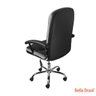 Cadeira Office Classica Alta com Sistema Relax e Assento em Pu 126 - Bella Brasil Decor Caramelo - 4