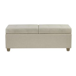 Recamier Bau Madri 1,20m Suede Bege - Inova Decor Inova Decorações - 2