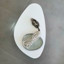 Ver imagem 4 de Mesa de Centro Orgânica Pés Palito em Madeira 90x52cm