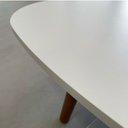 Ver imagem 3 de Mesa de Centro Orgânica Pés Palito em Madeira 90x52cm