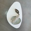 Ver imagem 4 de Mesa de Centro Orgânica Pés Palito em Madeira 90x52cm