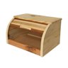 Caixa Porta Pão Grande em Madeira Pinus  Natural com Tampa Basculante - 2