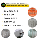 Ver imagem 6 de Textura Rústica Revestimento de Parede Decora Brasil - 3.6l - Quartzo Branco