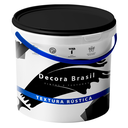 Ver imagem 1 de Textura Rústica Revestimento de Parede Decora Brasil - 3.6l - Quartzo Branco