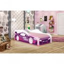 Ver imagem 2 de Cama Infantil Adesivada Divertida Quarto Menino Menina - Solteiro - Carro Rosa Solteiro - Carro Rosa