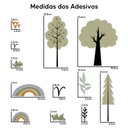 Ver imagem 4 de Adesivo Papel de Parede Infantil Floresta Árvores Pássaros