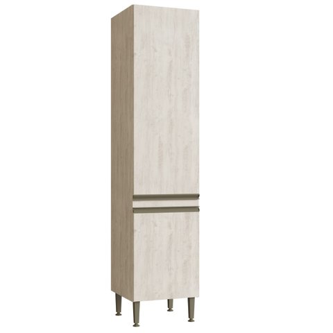 Paneleiro Simples Crema Greta 2 Portas 3 Prateleiras Megasul