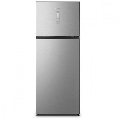 Geladeira Hisense 466l Frost Free Duplex Inverter Design Pure Flat Super Cool - Inox