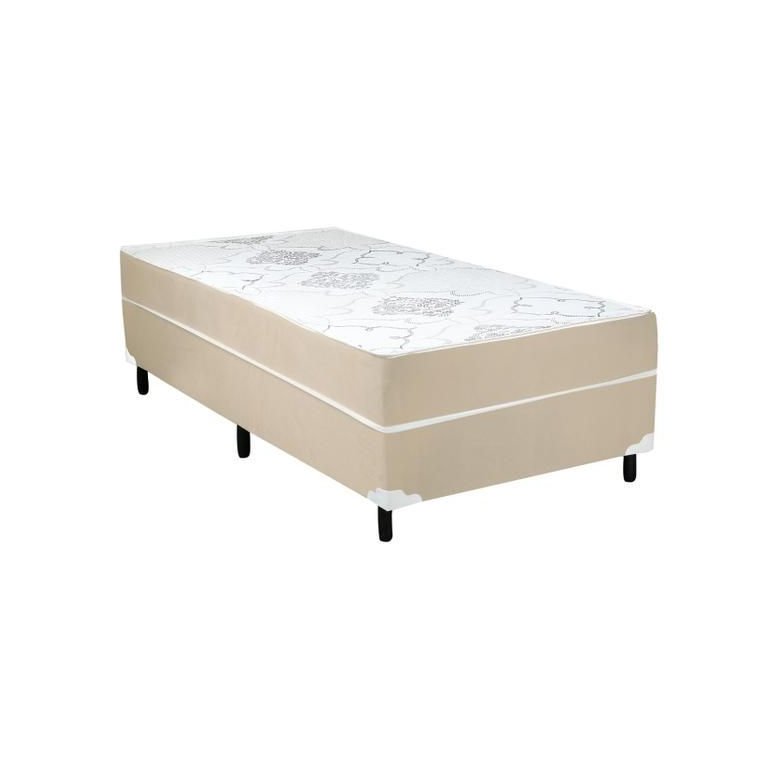 Cama Box Solteiro Conjugada Ortopédica 88x188 5cm Cama Box Solteiro Conjugada Ortopédica 88x188 5cm