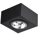 Ver imagem 1 de Luminária Plafon Preto de Sobrepor Box 17cm GU10 12W Dital