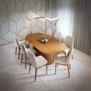 Ver imagem 2 de Mesa de Jantar Oval Living Cinamomo 218cm