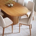 Ver imagem 3 de Mesa de Jantar Oval Living Cinamomo 218cm
