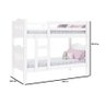 Cama Beliche Solteiro Perola Versátil Camas Fênix - Branco - 2