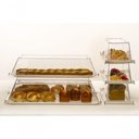 Ver imagem 3 de Bandeja Servir Retangular com Tampa 15x50 Branca em Policarbonato Linha Profissional Cook Vem