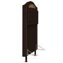 Ver imagem 2 de Cabeceira Cama Box Solteiro 90Cm Corano Marrom Escuro
