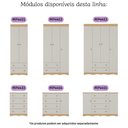 Ver imagem 7 de Berço Americano 3 em 1 com Cômoda 4 Gavetas Realeza Multimóveis Mp4689