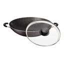 Ver imagem 5 de Wok Tramontina Paris Antiaderente Starflon Max Chumbo com Tampa de Vidro 32 Cm 4,4 L Tramontina