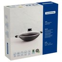 Ver imagem 2 de Wok Tramontina Paris Antiaderente Starflon Max Chumbo com Tampa de Vidro 32 Cm 4,4 L Tramontina