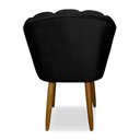 Ver imagem 5 de Kit 02 Cadeiras para Mesa de Jantar Flor Pés Palito Balaqui Decor Preto
