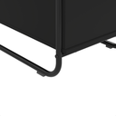 Ver imagem 5 de Estante Estilo Industrial de Aço com Gaveta e Porta Criare Preto