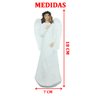 Estatueta Imagem Anjo Asas Mulher Decorativo Resina 18cm - 3