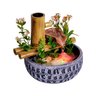 Fonte Agua Decorativa de Mesa Cascata Chafariz Bambu Resina - 7