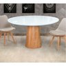 Mesas de Jantar Cone Casa MAD Mesa Cone Branco 1,10m - 1