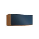 Ver imagem 1 de Armário Aéreo Cozinha Modulado Ciela R648 com 1 Porta Basculante 80cm Canela Azul