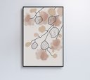 Ver imagem 5 de Quadro Abstrato Folhas 3 - 120x80 Cm - Adesivo Fotográfico