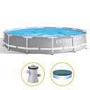 Ver imagem 1 de Piscina Armação 4.485 L com Filtro 110v + Capa - Intex