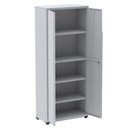 Ver imagem 3 de Armário Alto 2 Portas Pandin 80 Cm (largura) Inmetro Estrutura e Portas Aço Cinza C- Chave