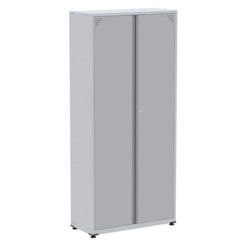 Armário Alto 2 Portas Pandin 80 Cm (largura) Inmetro Estrutura e Portas Aço Cinza C- Chave