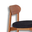 Ver imagem 7 de Conjunto Sala de Jantar Mesa 135cm Tampo Redondo Laminado e 4 Cadeiras Hope