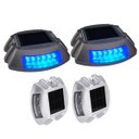 Ver imagem 1 de Tacha Solar Olho de Gato Kit 2 Uni Sinalizaçao Viaria Rodovia Estrada Transito Rua Avenida Trafego V