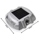 Ver imagem 2 de Tacha Solar Olho de Gato Kit 2 Uni Sinalizaçao Viaria Rodovia Estrada Transito Rua Avenida Trafego V